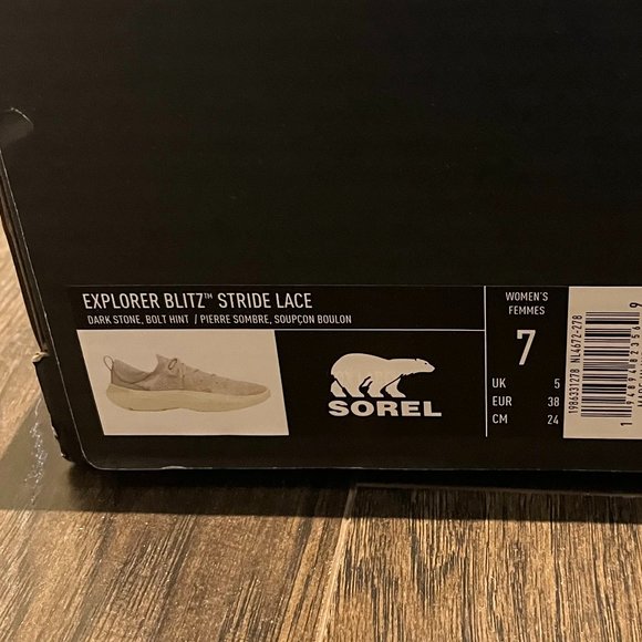 Sz 7 Sorel Women's Explorer Blitz Stride Shoes - Picture 8 of 10